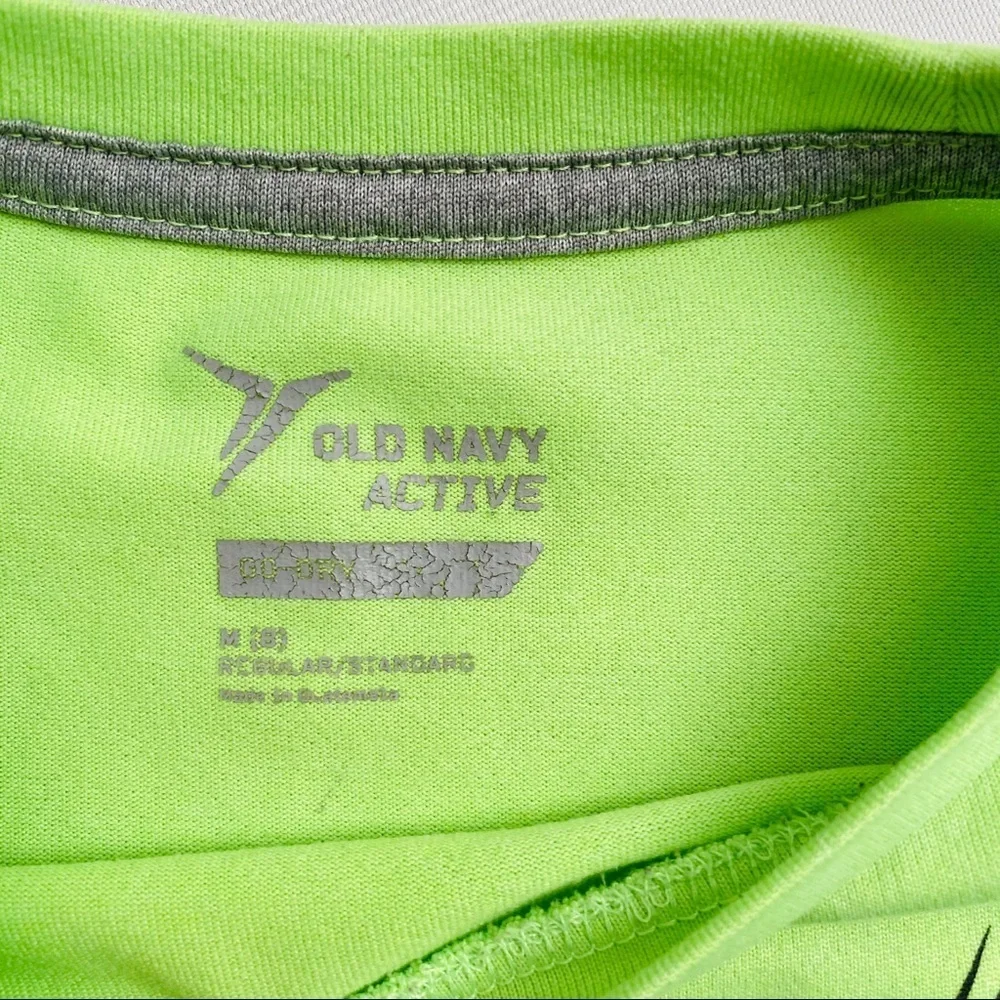 Old Navy neon green unleash the beast short sleeve t-shirt